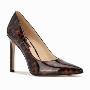 Nine West Tatiana Pointy Toe Pumps - Brown - Ireland (BJ4058672)